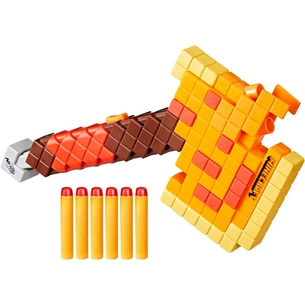 Іграшкова зброя Hasbro Бластер-сокира NERF Minecraft Firebrand (F8953) зображення 1