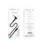 Кабель мультимедійний 3.5mm M to 3.5mm M 1.0m black BOROFONE (6974443382167) - уменьшенное изображение 3