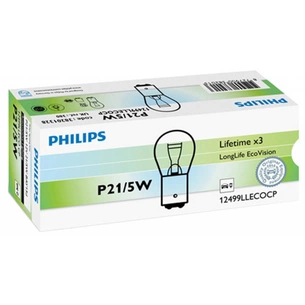 Автолампа Philips 21/5W (12499 LLECO CP) зображення 1