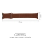 Ремінець до смарт-годинника Armorstandart Leather Loop для Apple Watch 42 (Series 11-10)/41/40/38 Saddle Brown (ARM57843) - зменшене зображення 2