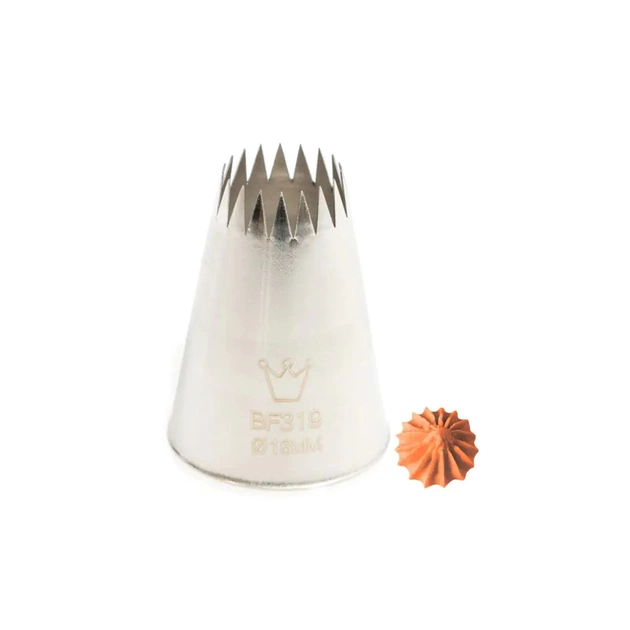 Кондитерська насадка Martellato French Star 18 мм (BF 319) - picture 1