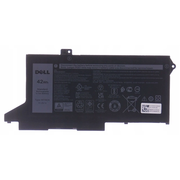 Акумулятор до ноутбука AlSoft Dell Latitude 5420 WY9DX, 3500mAh (42Wh), 3cell, 11.4V, Li-ion (A47888) - изображение 1
