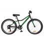 Велосипед Optimabikes 24" BLACKWOOD 2018 14G Vbr рама-12,5" Al чорно-зелений (OPS-OP-24-028) - зменшене зображення 1
