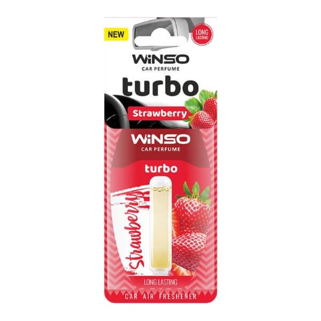 Ароматизатор для автомобіля WINSO Turbo Strawberry (532790) - зображення 1