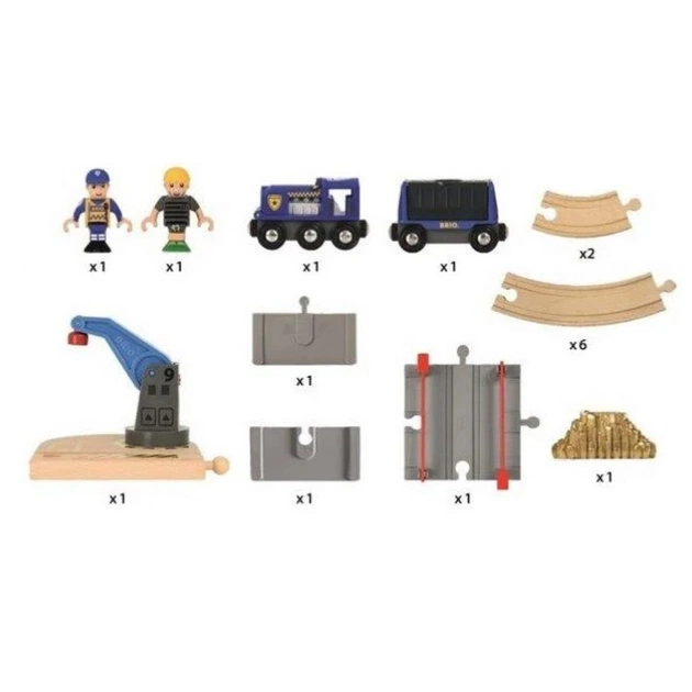 Залізниця Brio World Поліцейский транспорт (33812) - picture 6