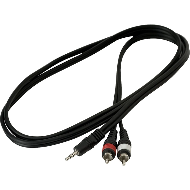 Інсертний кабель RockCable Patch Cable - 2 x RCA to TRS MiniJack (1.5m) (RCL 20902 D4) - picture 3