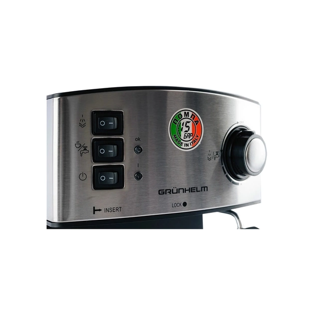 Ріжкова кавоварка еспресо Grunhelm GEC15 - picture 9