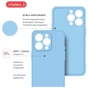 Чохол до мобільного телефона Intaleo SoftShell Apple iPhone 15 Pro Max Light Blue (1283126585371) - зменшене зображення 5