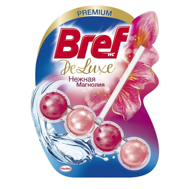 Туалетный блок Bref De Luxe Нежная магнолия 50 г (9000101416879/9000101375473) - изображение 1
