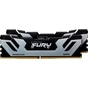 Модуль пам'яті для комп'ютера DDR5 48GB (2x24GB) 8800 MHz Renegade Black/Silver Kingston Fury (ex.HyperX) (KF588CU42RSK2-48) - зменшене зображення 2