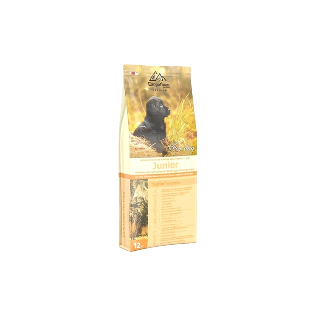 Сухий корм для собак Carpathian Pet Food Junior 12 кг (4820111140718) - зображення 1