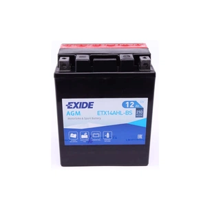 Аккумулятор автомобильный EXIDE AGM 12Ah (+/-) (210EN) (ETX14AHL-BS) изображение 1