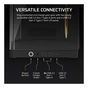 Корпус для ПК Corsair FRAME 4500X LX-R RGB Tempered Glass Black (CC-9011316-WW) - зменшене зображення 9