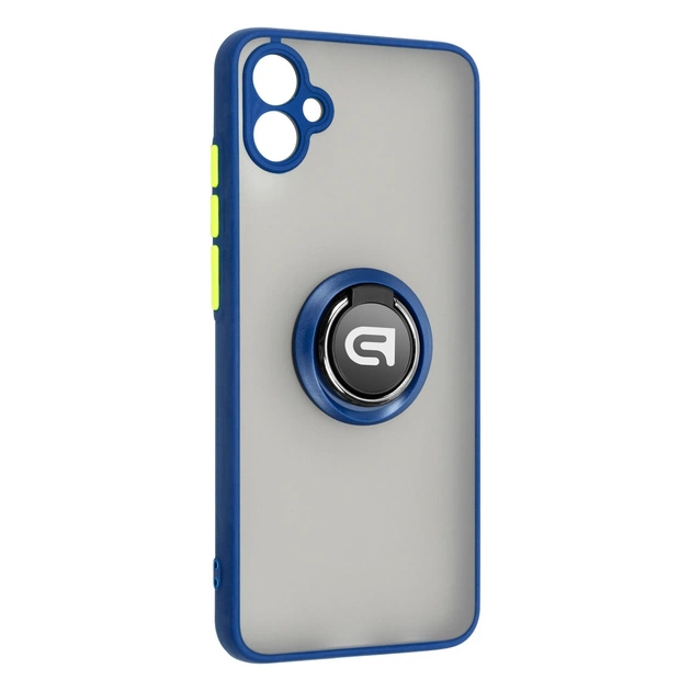 Чохол до мобільного телефона Armorstandart Frosted Matte Ring Samsung A04e (A042) Navy Blue (ARM68348) - зображення 1
