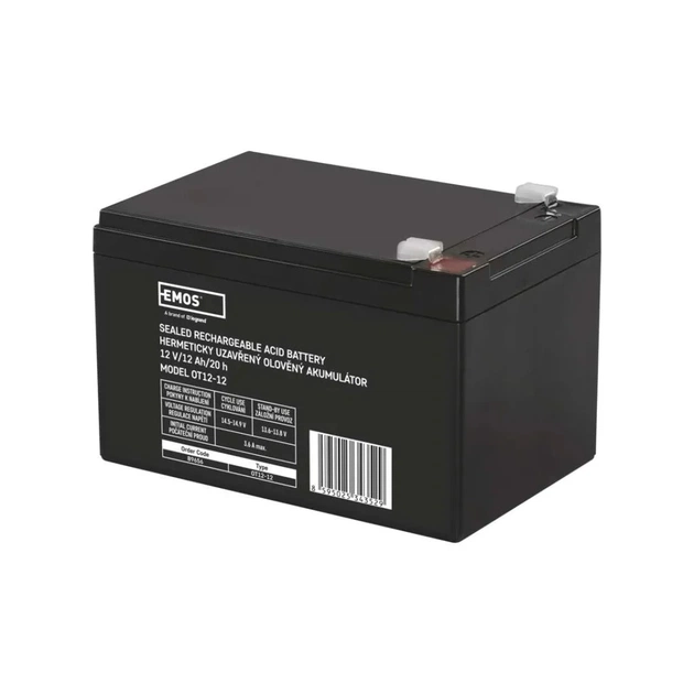 Батарея до ДБЖ EMOS 12V 12Ah (B9656) - зображення 1