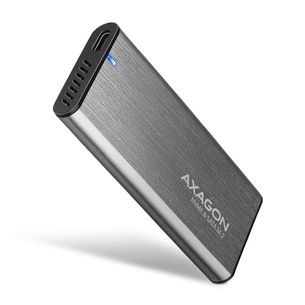 Кишеня зовнішня AXAGON USB-C 3.2 Gen 2 metal box for M.2 NVMe & SATA SSD SuperSpeed (EEM2-SG2) зображення 1