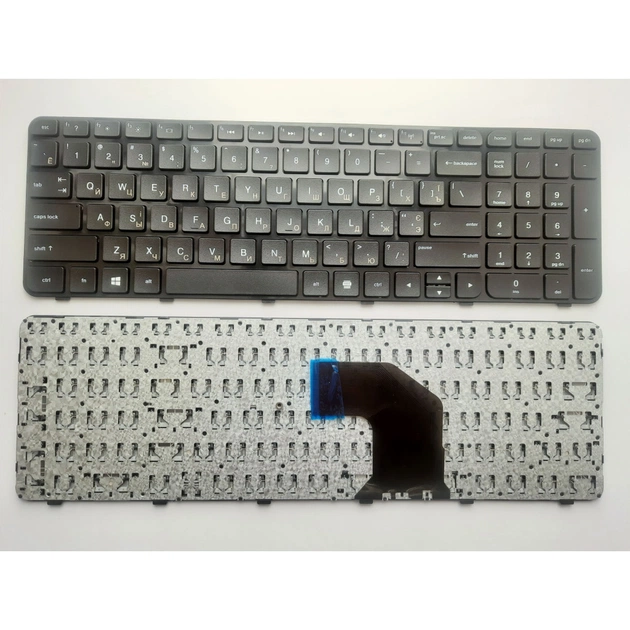 Клавіатура ноутбука HP Pavilion G6-2000 черная с черной рамкой UA (A43850) - изображение 1