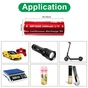 Акумулятор Vapcell 18500 N24 Li-Ion 2400mAh 1шт - зменшене зображення 4
