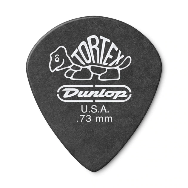Медіатор Jim Dunlop Tortex Pitch Black Jazz III Pick .73mm 12 шт. (482P.73) - picture 1