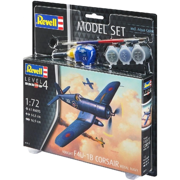 Збірна модель Revell Винищувач F4U «Корсар» 1:72 (4009803639178) - изображение 1
