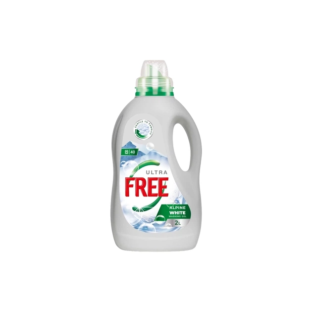 Гель для прання Free Alpine Freshness White З ароматом свіжості 2 л (4820196011507) - зображення 1