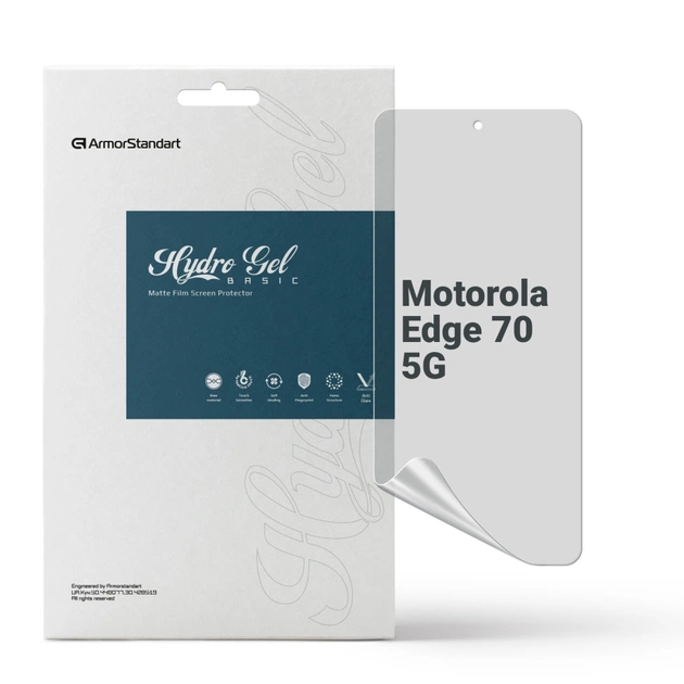 Плівка захисна Armorstandart hydrogel Matte Motorola Edge 70 5G (ARM89633) - зображення 1