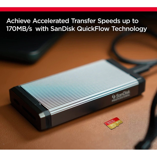 Карта пам'яті SanDisk 128GB microSD class 10 UHS-I U3 Extreme (SDSQXAA-128G-GN6MA) - picture 5