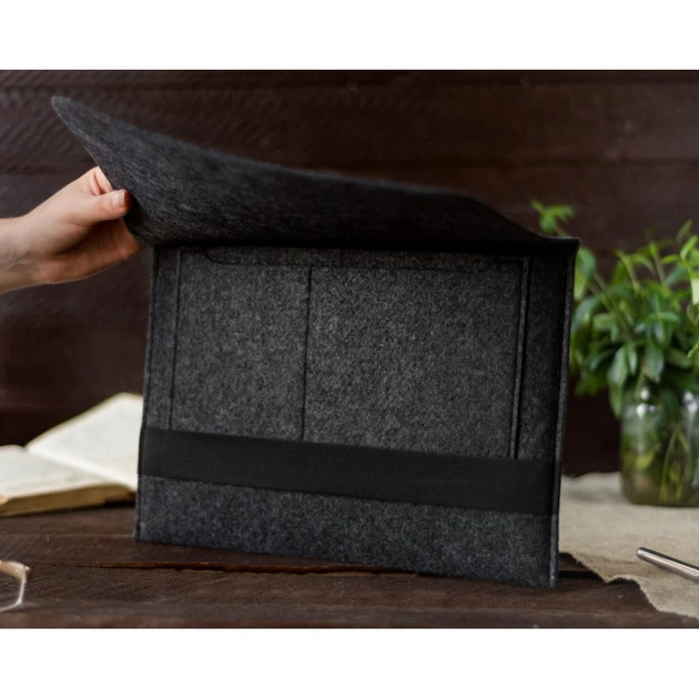 Чохол до ноутбука Gmakin 14 Macbook Pro, horizontal, Dark Gray (GM14-14) - picture 11