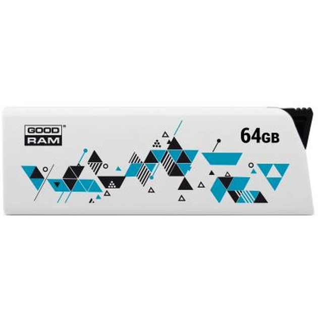 USB флеш накопичувач Goodram 64GB Cl!ck White USB 2.0 (UCL2-0640W0R11) - зображення 1