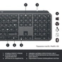 Комплект Logitech MX Keys for Business UA Graphite + Desk Mat Studio Series Mid Grey (MX920-010933) - уменьшенное изображение 6