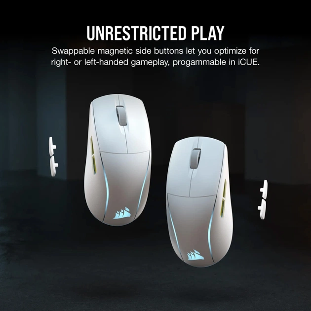 Мишка Corsair M75 RGB Wireless White (CH-931D011-EU) - зображення 10