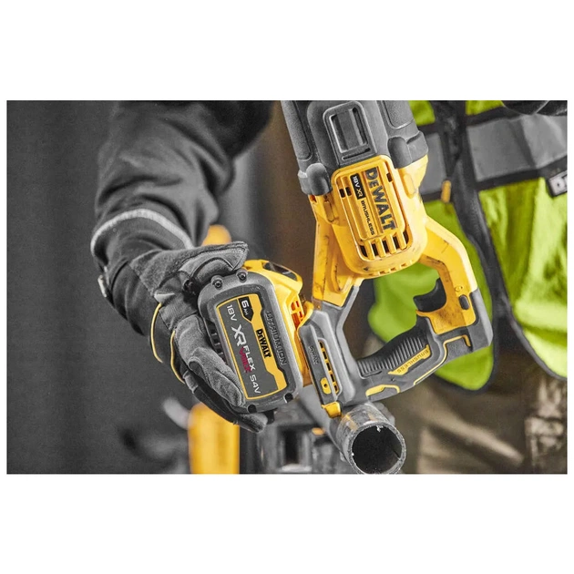 Шабельна пила DeWALT 18В XR Li-lon 6 Аг, 0 - 3000 хід/хв, кейс TSTAK (DCS386T1) - зображення 8