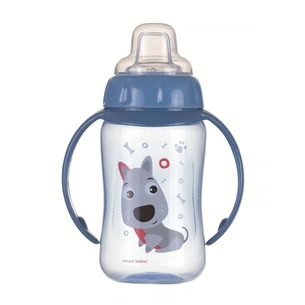 Поїльник-непроливайка Canpol babies Cute Animals Собачка з м'яким носиком і ручками 320 мл (56/512_blu) зображення 1