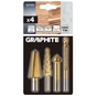 Набор сверл Graphite TiN, ступенчатое, развертка, фреза, зенкер, 4шт, 0.098кг (54T301) - уменьшенное изображение 9