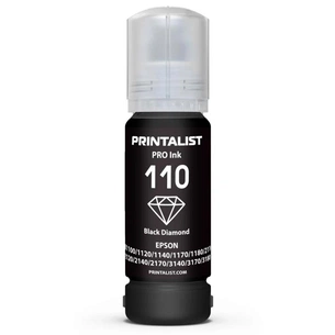 Чорнило Printalist Epson M1100/M1120 70г Black Pigment (PL110BP) зображення 1