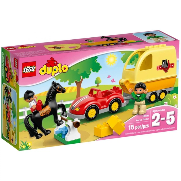 Конструктор LEGO Duplo Town Трейлер для коней (10807) - изображение 1