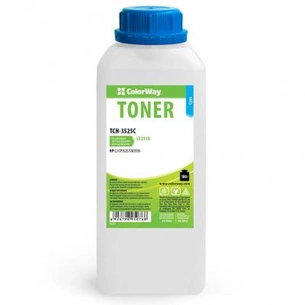 Тонер HP CLJ CP3525 180g Cyan ColorWay (TCH-3525C) зображення 1