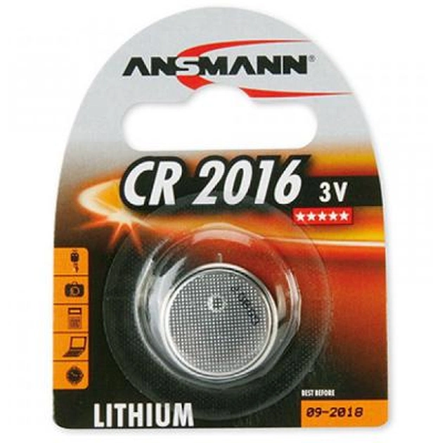 Батарейка Ansmann CR 2016 (5020082) - зображення 1