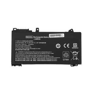 Акумулятор до ноутбука HP ProBook 450 G6 RE03XL, 45Wh (3600mAh), 3cell, 11.55V, Li-ion AlSoft (A71140) изображение 1