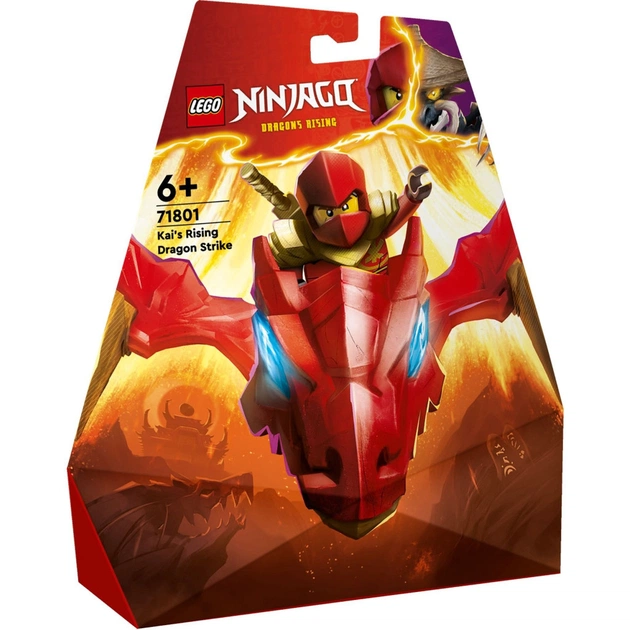 Конструктор LEGO NINJAGO Атака повсталого дракона Кая 24 деталей (71801) - зображення 1