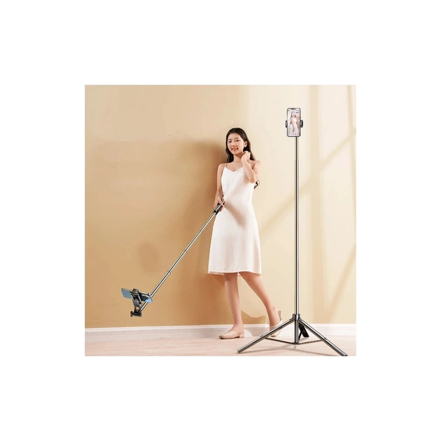 Монопод для селфі RTAKO трипод ZP220 Pro Ultra-Wide Angle Selfie Stick Black (6942063213376) - зображення 7