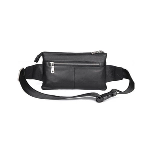 Сумка Vintage Поясна зерниста шкіряна Чорна (14976) зображення 1