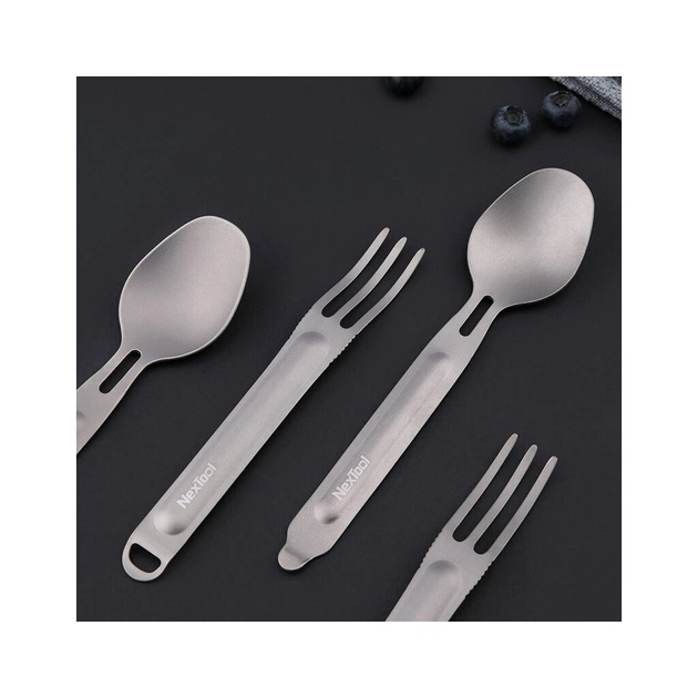 Ложка-виделка туристична NexTool Outdoor Spoon Fork (NE0124) - picture 8