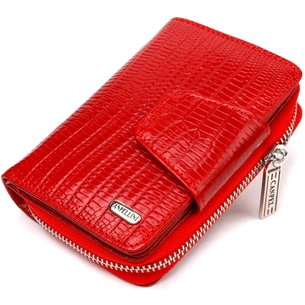 Портмоне Canpellini З натуральної шкіри Червоне (21731) зображення 1