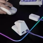 Миша бездротова Proove Gaming Superfight Wireless with charging dock White/Purple (WMSW00122002) - зменшене зображення 7
