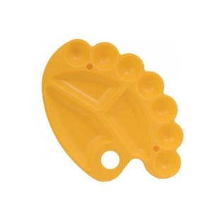 Палітра для малювання Economix Міні овальна, жовта (E81189-05) изображение 1