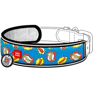 Ергономічні накладки на нашийник WAUDOG Nylon з QR-паспортом ВАУ S-M 15-20 мм (2402-0087) зображення 1