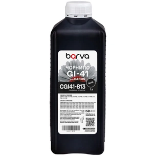 Чорнило Barva Canon GI-41 PGBK 1 л, Pigmented, Black (CGI41-813) зображення 1