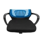 Офісне крісло Richman Стар Пластик Піастра Сітка Чорне + синє (ADD0003149) - зменшене зображення 6