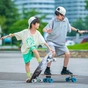 Скейтборд детский Yvolution Dynamo Cruiser LED 76 см, синий (YS52B2) - уменьшенное изображение 5